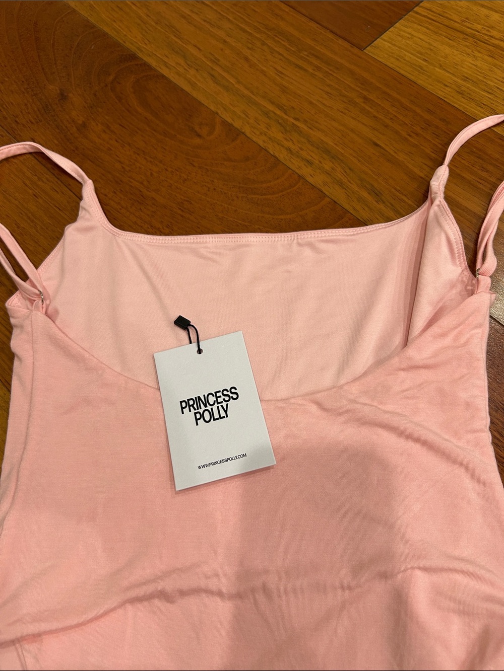 Ladies size 4 new with tags princess Polly pink bodysuit - Picture 7 of 12